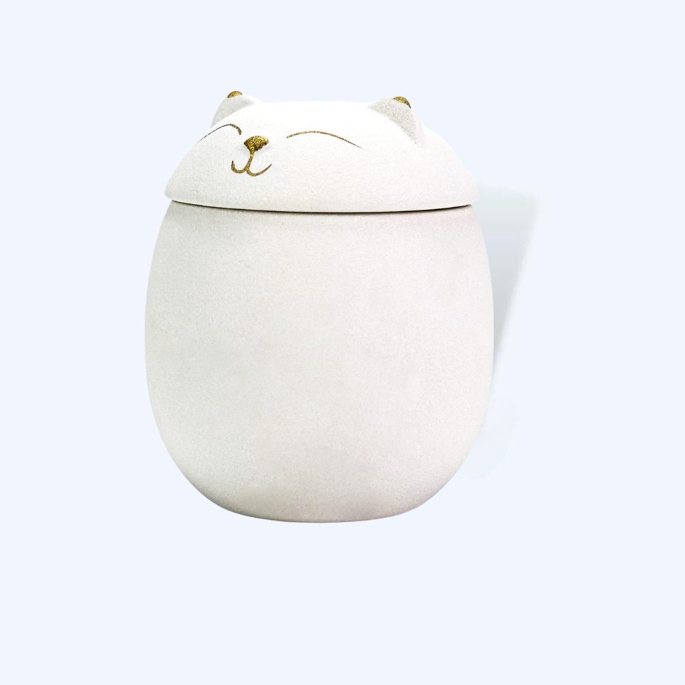 Cute & Colorful Ceramic Cat Urn (6 Colors Available)