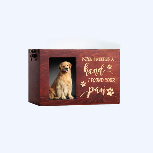 Wooden Pet Photo Urn (4 Quotes Available)