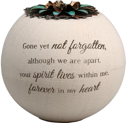 "Gone Yet Not Forgotten" Terra Cotta Candle Holder