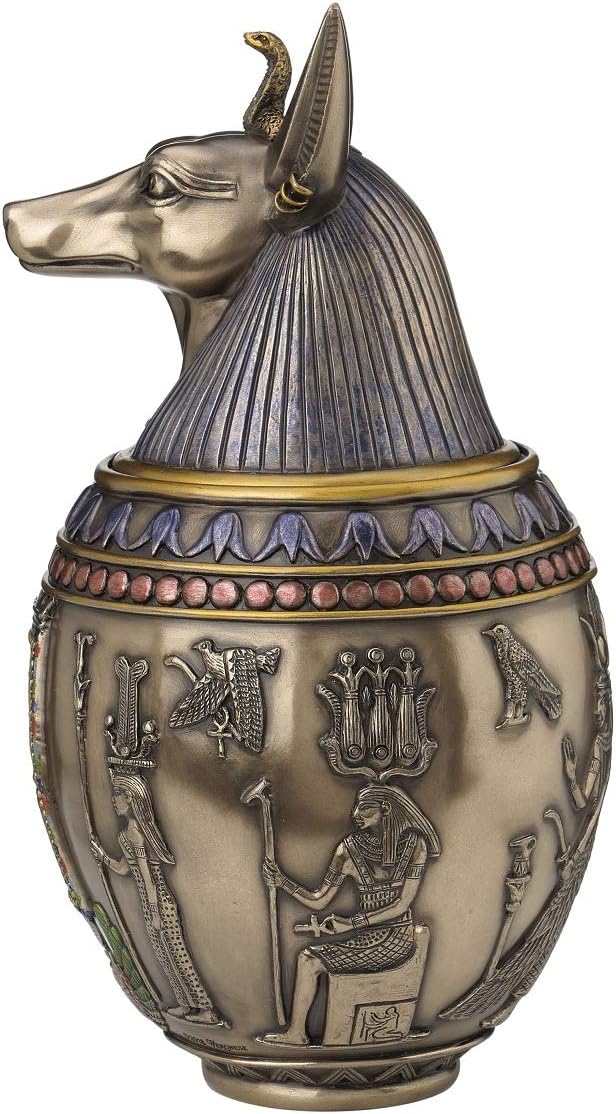 Rare Egyptian Anubis Dog Urn by Pet Memory Shop