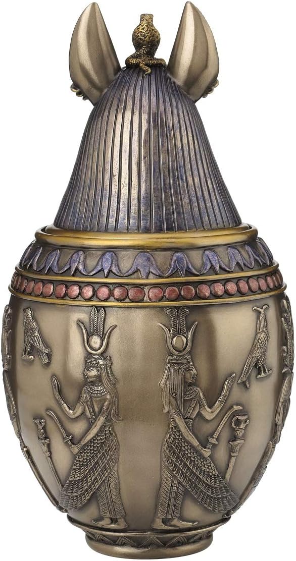 Rare Egyptian Anubis Dog Urn by Pet Memory Shop