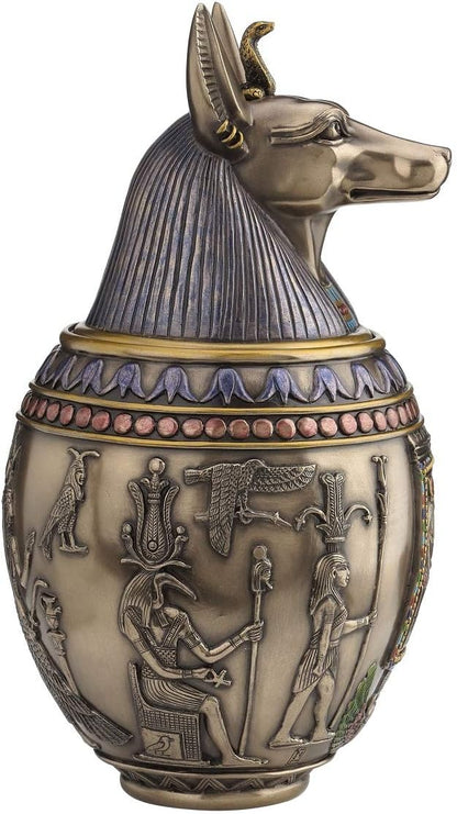 Rare Egyptian Anubis Dog Urn by Pet Memory Shop