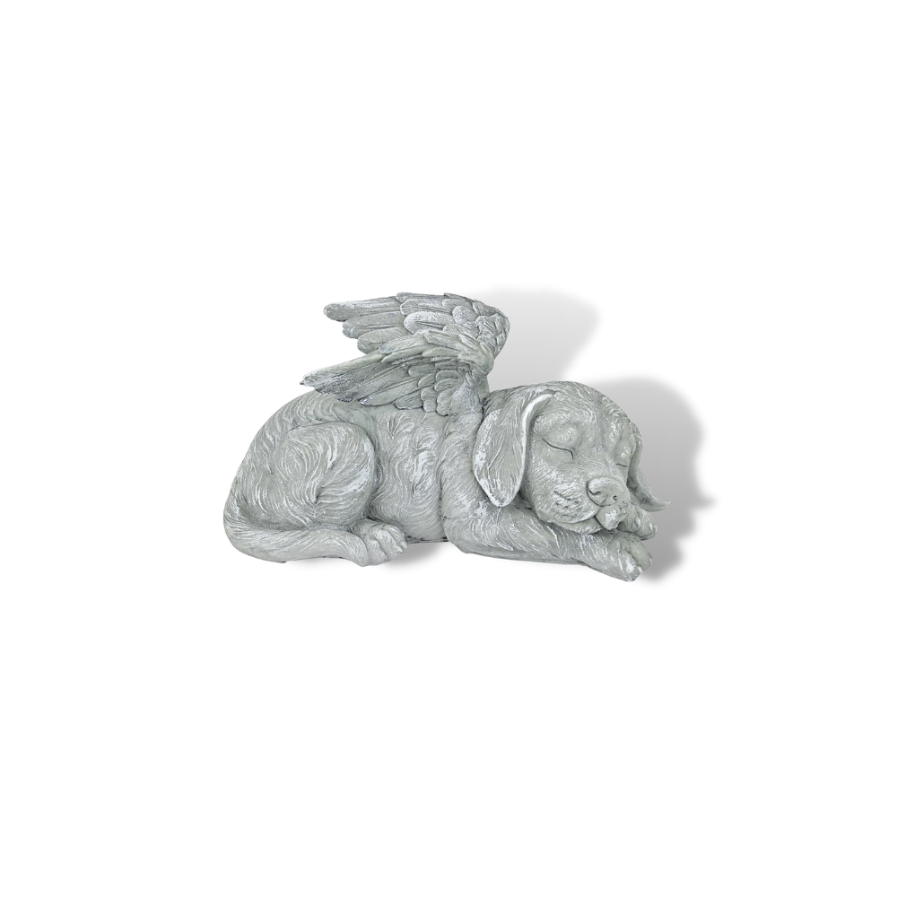 Dog Angel Pet Memorial Grave Marker Statue (3 Styles Available)