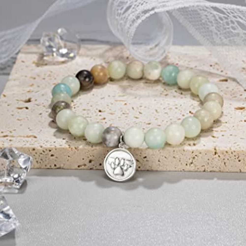 "In Loving Memory" Rainbow Bridge Pet Memorial Bracelet