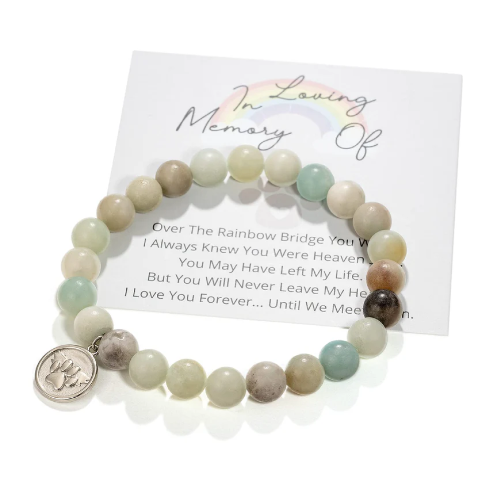 Just for Now We Are Apart Pet Memorial Bracelet