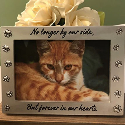 "No Longer By Our Side, Forever In Our Hearts" Memorial Picture Frame