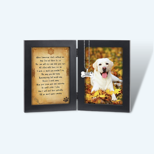 "When Tomorrow Starts Without Me" Pet Memorial Frame