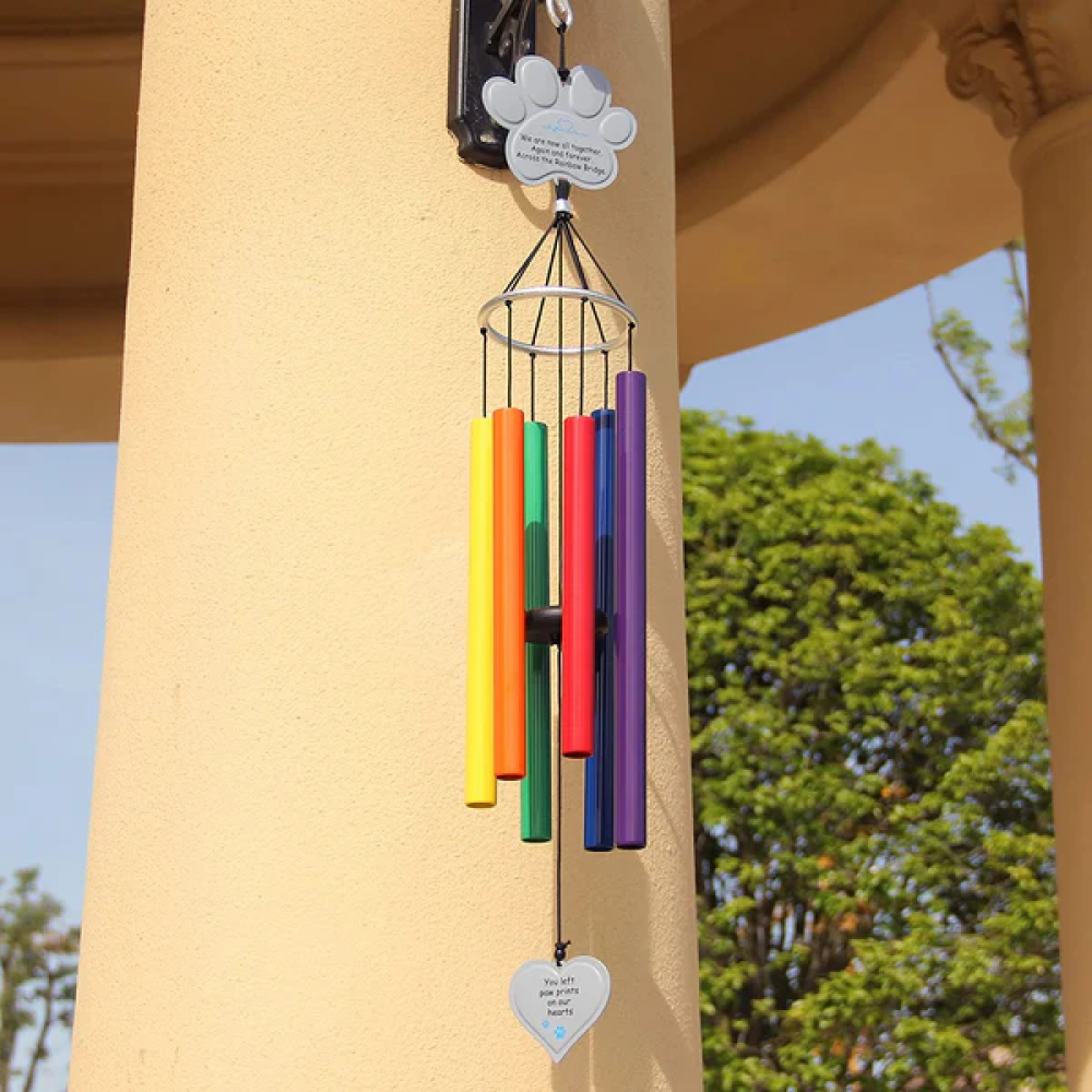 36 Inch Rainbow Bridge Pet Memorial Wind Chimes