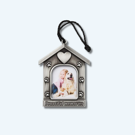 "Beautiful Memories" Picture Frame Christmas Ornament