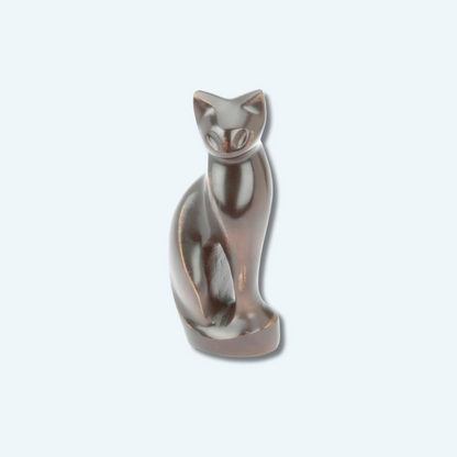 Elegant Cat Statue Cremation Urn | 3 Colors Available