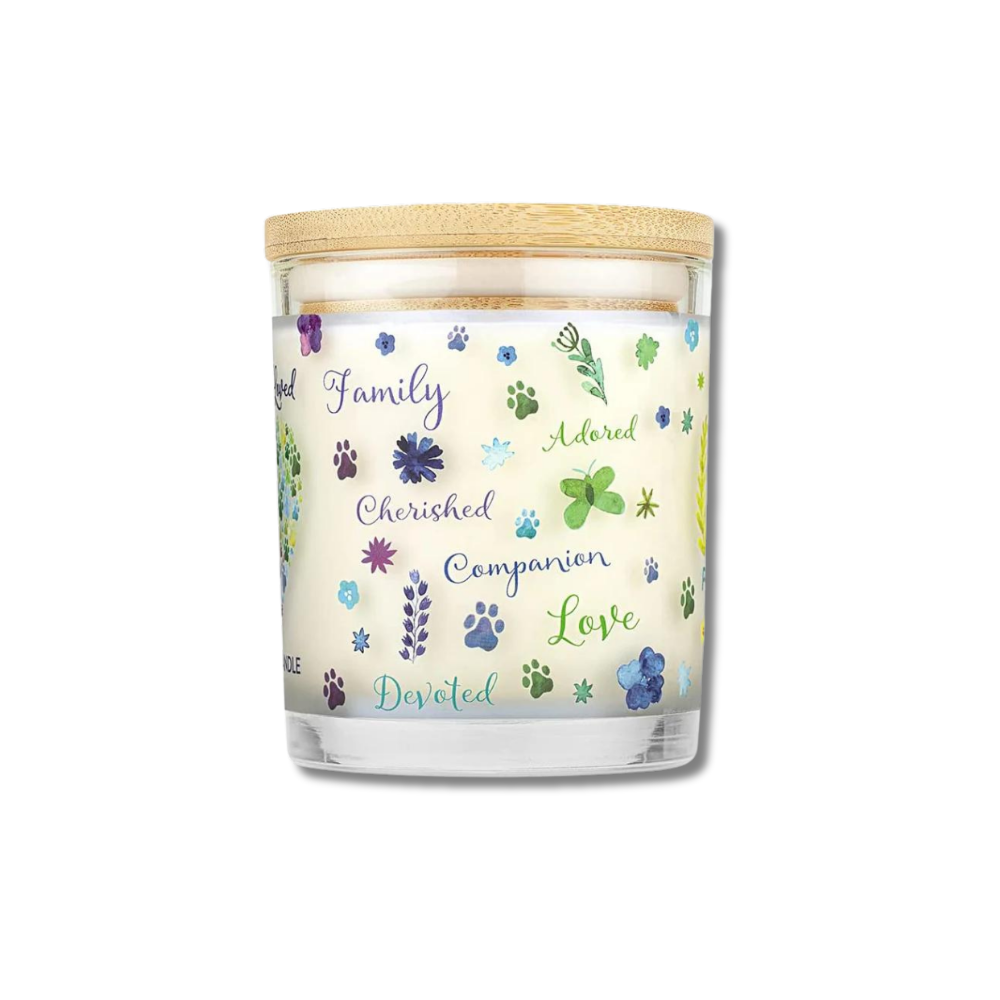 Furever Loved Eco-Friendly Natural Soy Wax Pet Memorial Candle