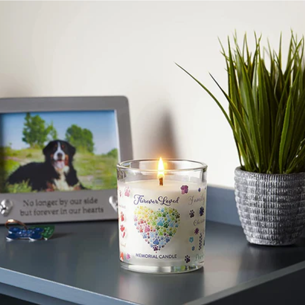 Furever Loved Eco-Friendly Natural Soy Wax Pet Memorial Candle