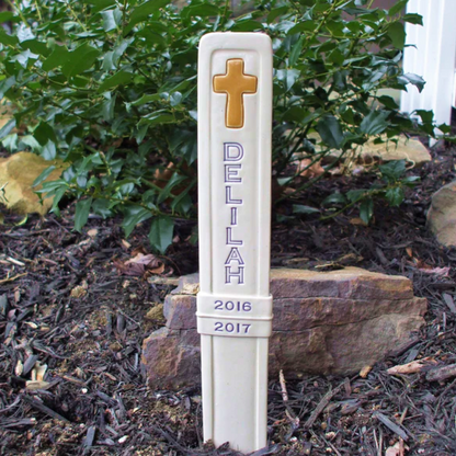 Handcrafted Ceramic Pet Grave Marker