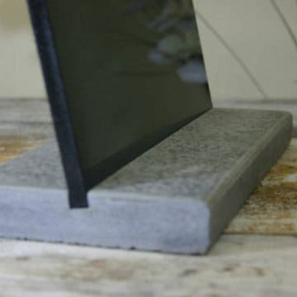 Custom Engraved Granite Upright Grave Marker Headstone (4 Options Available)