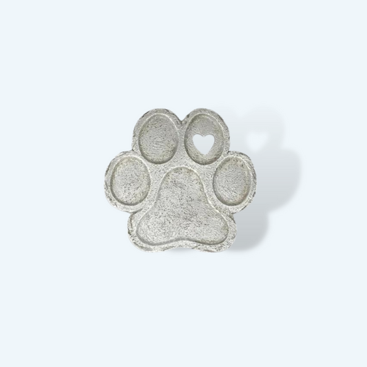 Paw-Shaped Custom Text Pet Burial Marker