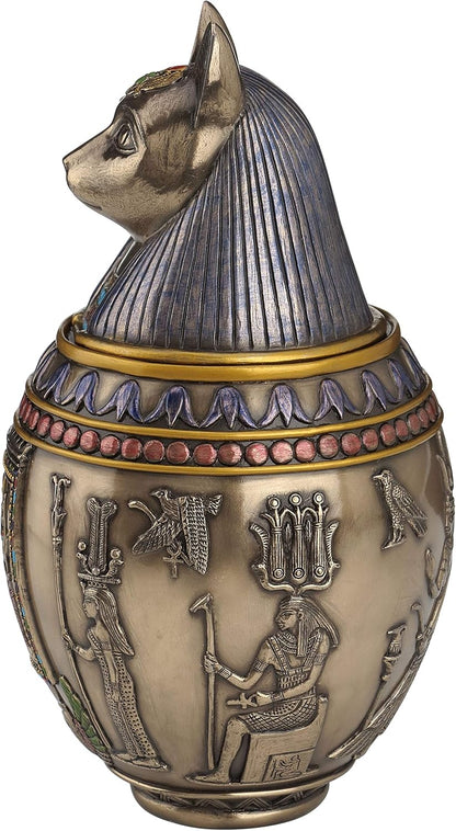 Rare Egyptian Bastet Cat Urn by Pet Memory Shop