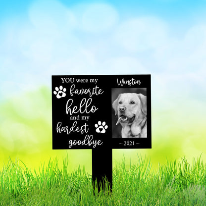 Custom Grave Memorial Marker Pet Remembrance Stake