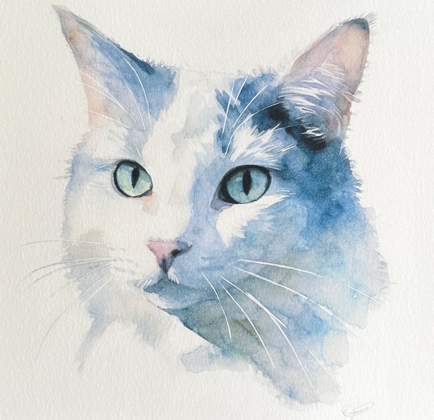 Hand-Painted Pet Portrait From Photo, Custom Watercolor Art, Made to Order Dog & Cat Painting, Family Pet Illustration, Customized