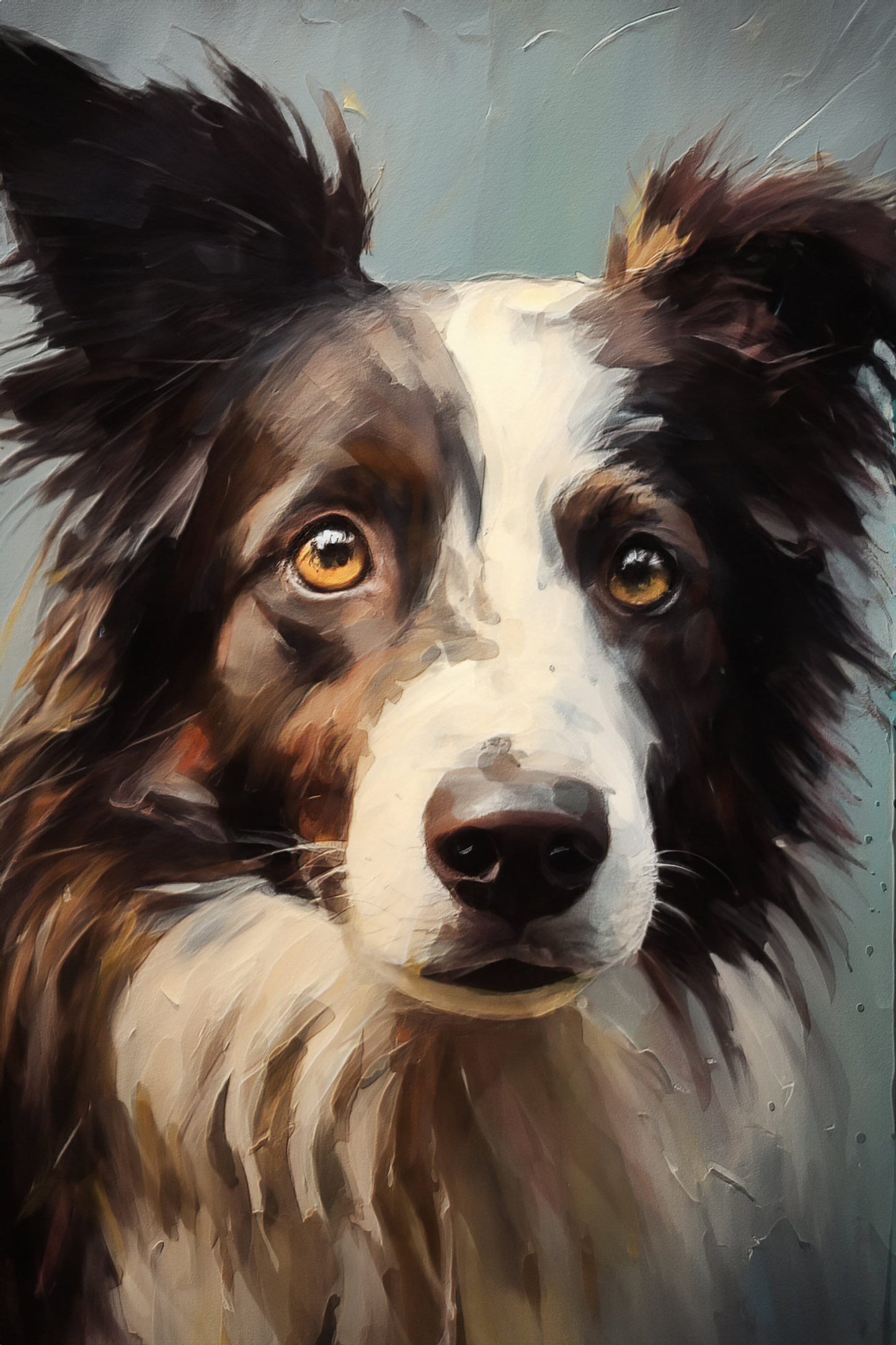 Custom Pet Portraits | Mix of Oil Painting & Watercolor | Support Local Artists