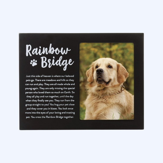 Rainbow Bridge Pet Memorial Picture Frame