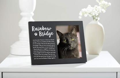 Rainbow Bridge Pet Memorial Picture Frame