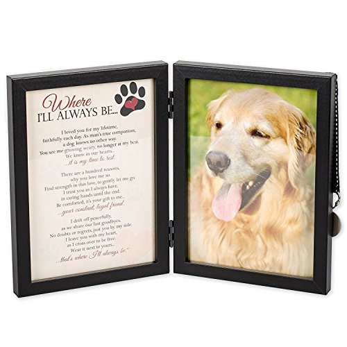 Photo Frame: Where I'll Always Be Dog Memorial - Thoughtful Pet Memorial Gift - Pet Memory Shop