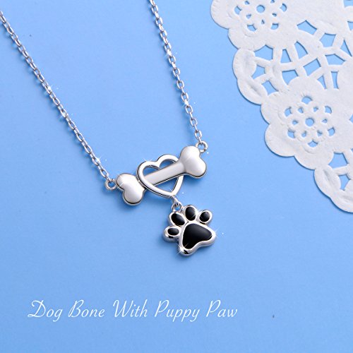 Dog paw necklace w/sterling silver chain Hand pierced original by Mountain  man
