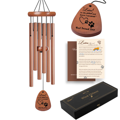 Dog and Cat Memorial Gifts, 28" Pet Wind Chimes