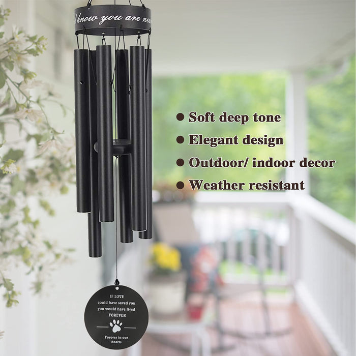 dog loss wind chime