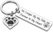 Pet Memorial Keychain - No longer by my side Forever in my Heart