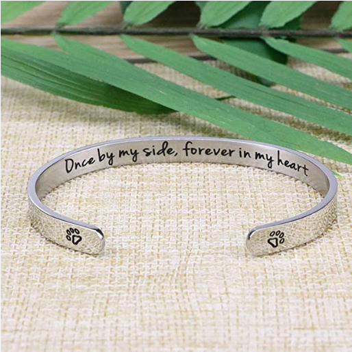 Memorial online bangle bracelet