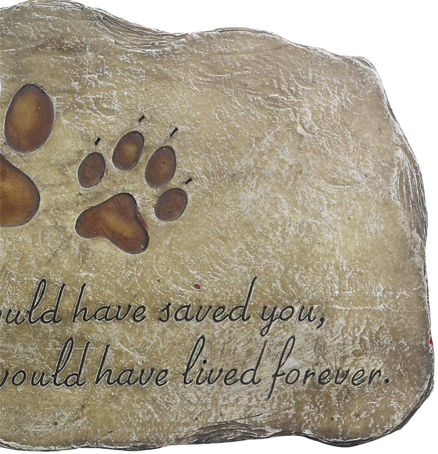 Custom Engraved "If Love Could Have Saved You" Memorial Garden Stone