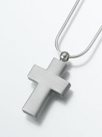 Pewter Cross Pendant Keepsake Urn