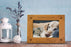 No Longer By My Side, Forever In My Heart - Pet Memorial Picture Frame Natural Wood