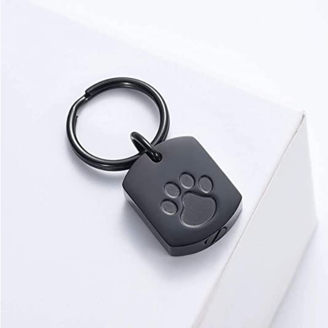 Pet Memorial Cremation Ash Urn Keychain for Pet Ashes