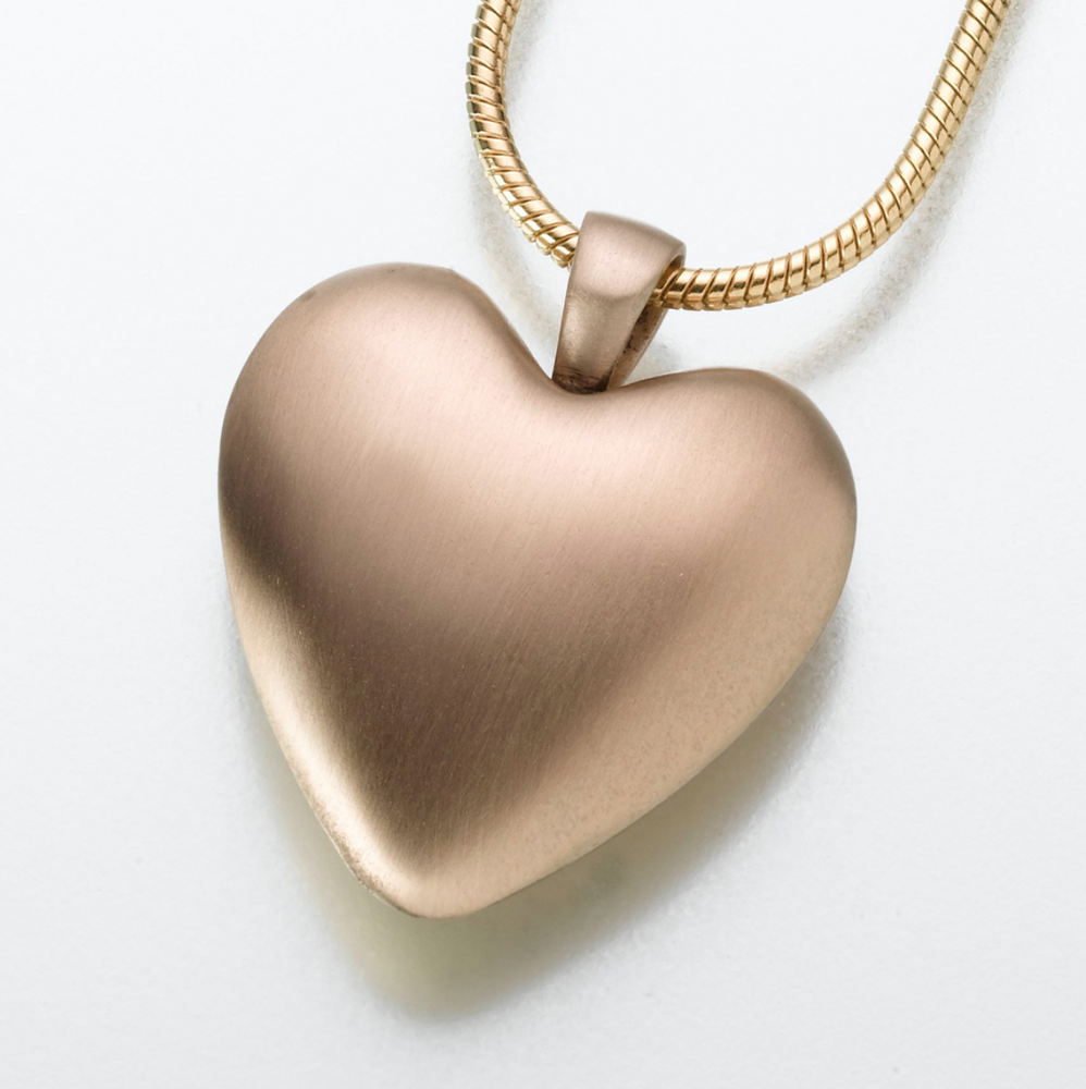 Pet Bronze Heart Pendant Keepsake Urn