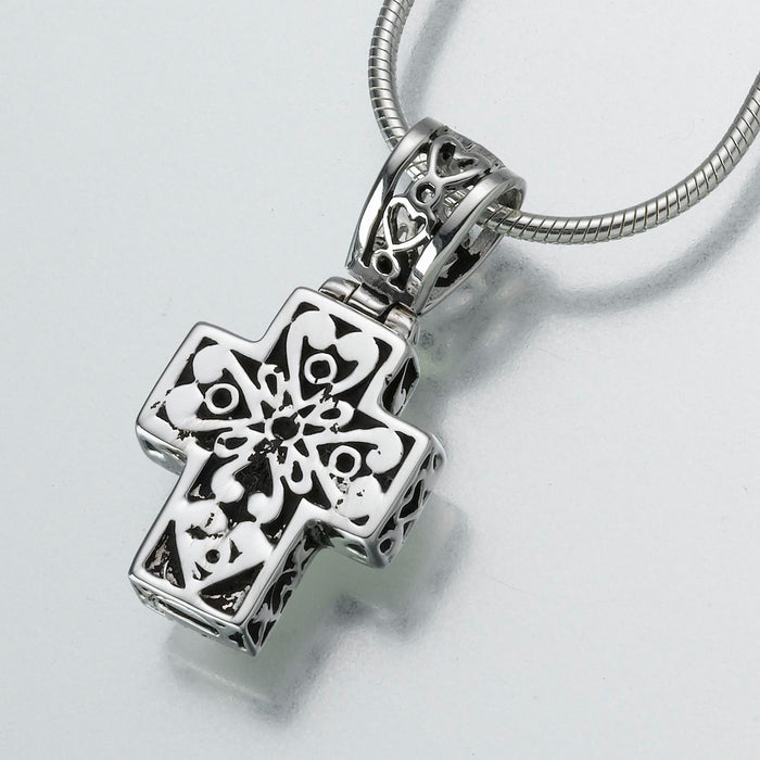 Cross Pendant Keepsake Urn