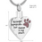 Paw Memorial Urn Pendant Ashes Necklace