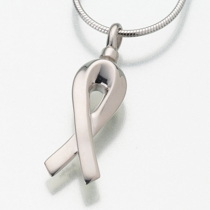 Remembrance Ribbon Pendant Keepsake Urn