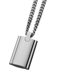 Stainless Steel Flask Keepsake Urn Pendant