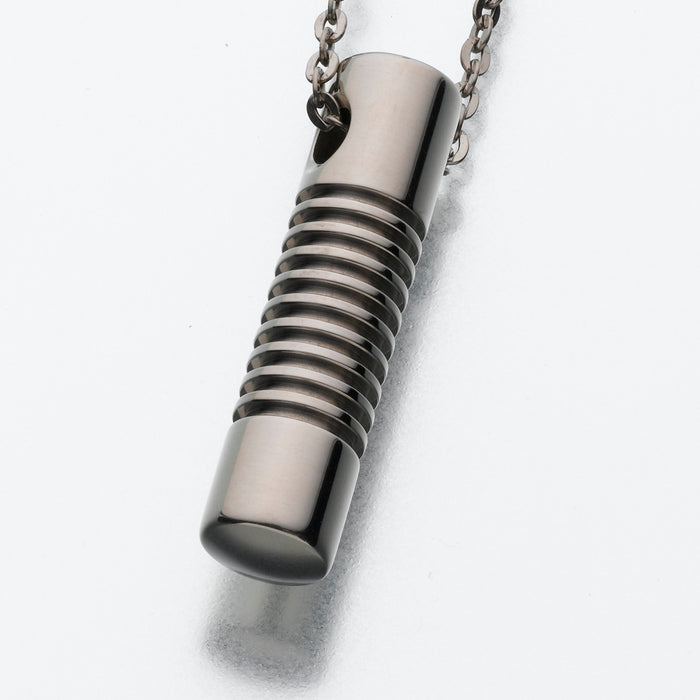 Titanium Cylinder Necklace Pendant Keepsake Urn - Pet Memory Shop