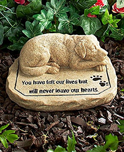 Adorable Dog Memorial Stone