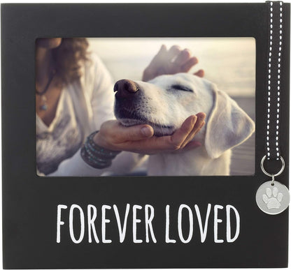 You Left Pawprints on My Heart Pet Keepsake Picture Frame for Dog or Cat Photo Frame 4x6 Photo Insert